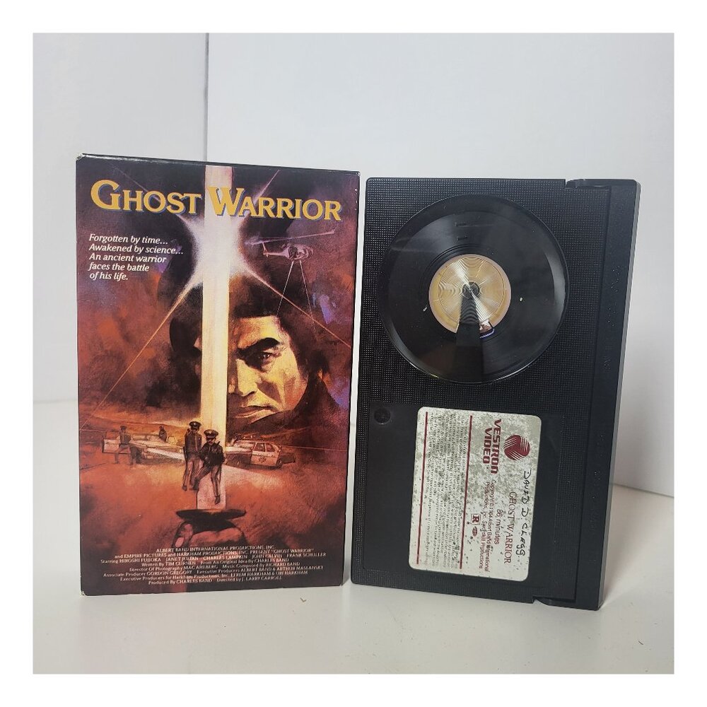 Ghost Warrior BETA Tape Betamax (Not VHS) Hiroshi Fujioka
